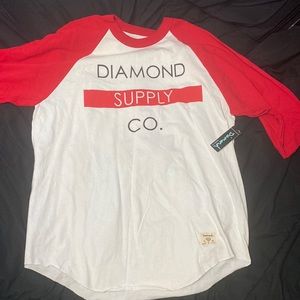Diamond supply co vintage baseball tee. Size XL never worn